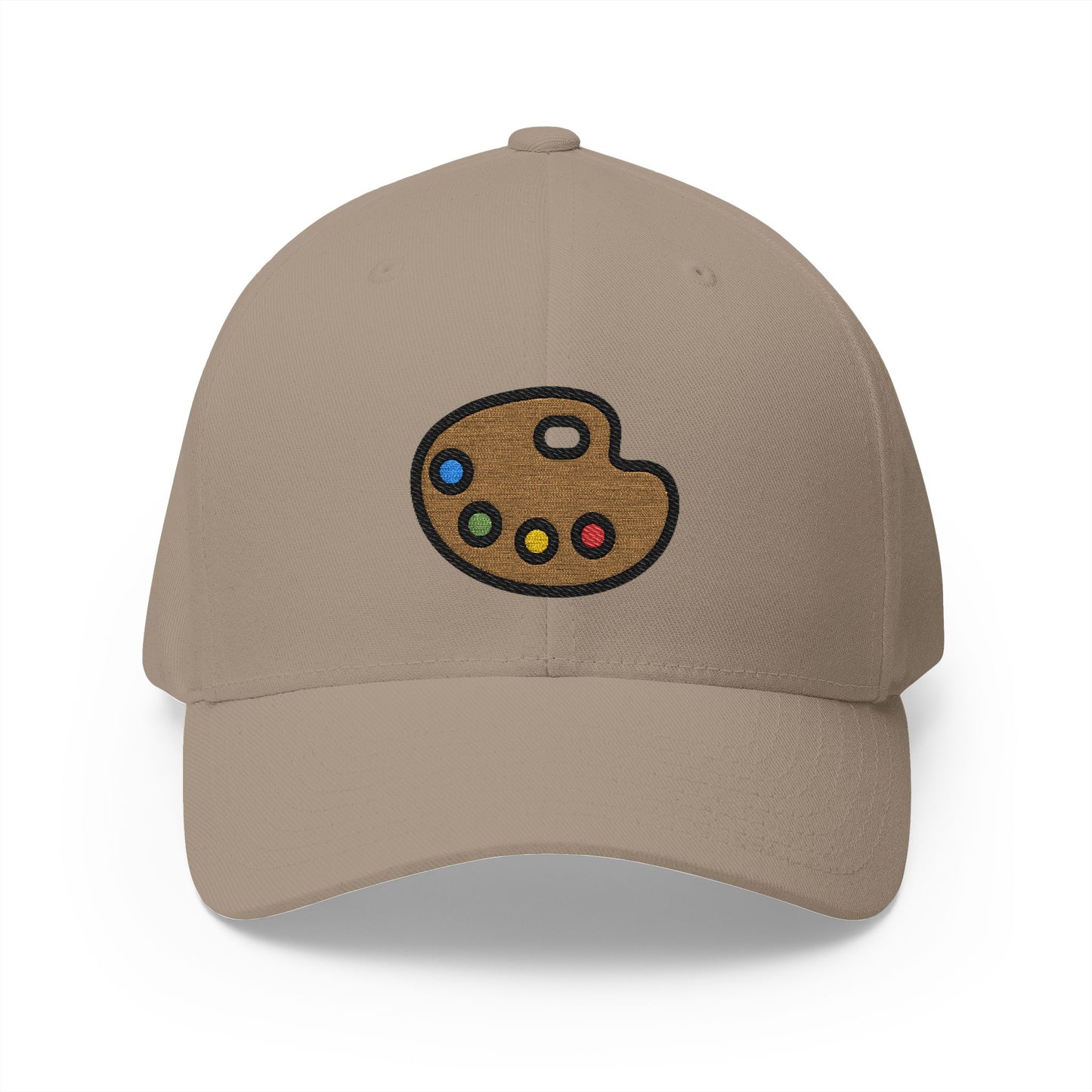 Artist Palette Emoji Khaki Cap – Premium by Capmoji