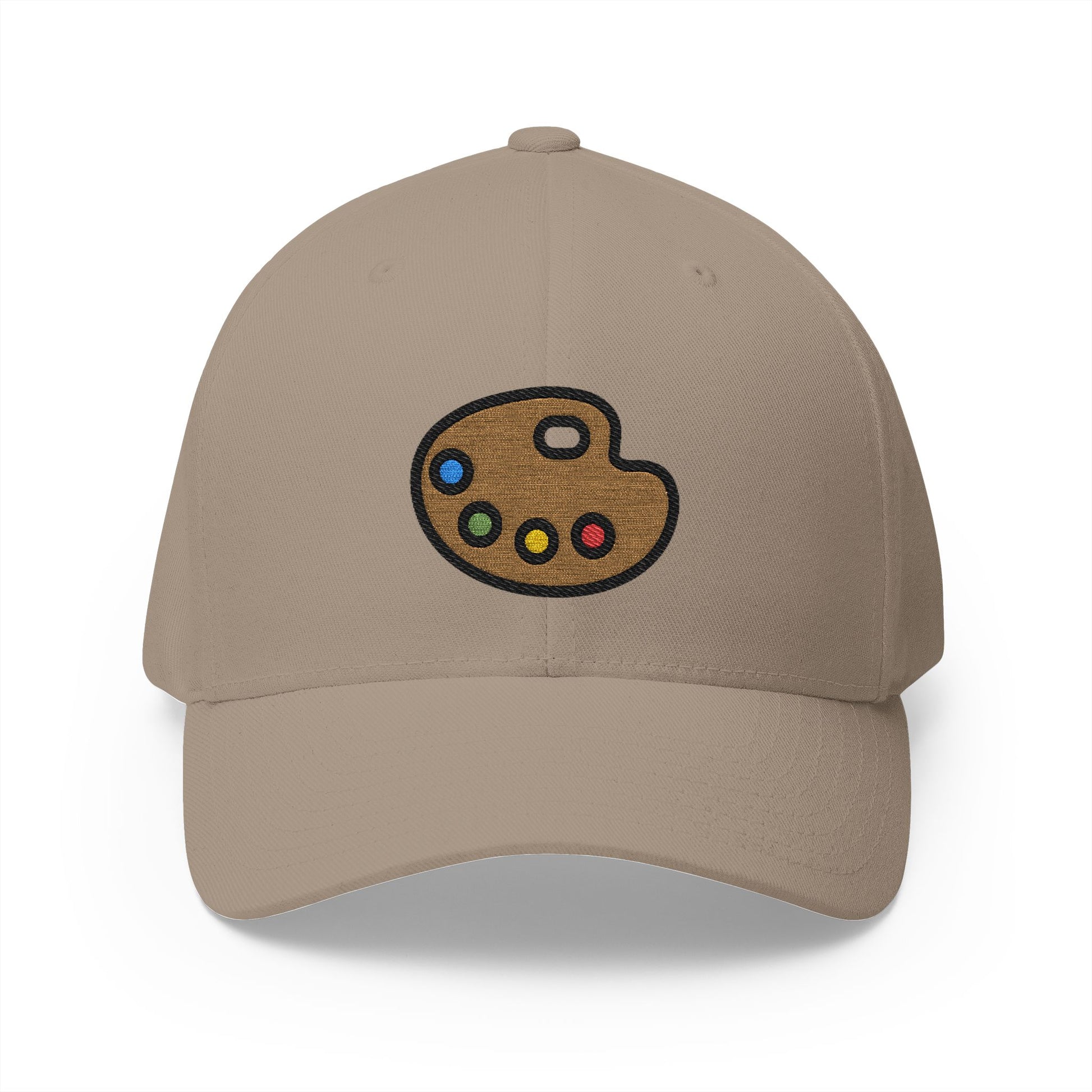 Artist Palette Emoji Khaki Cap – Premium by Capmoji