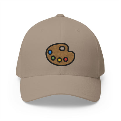 Artist Palette Emoji Khaki Cap – Premium by Capmoji