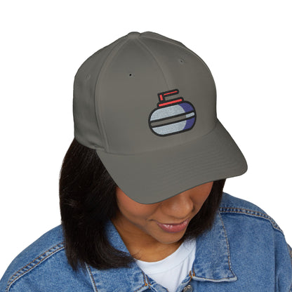 Curling Stone Emoji Cap – Premium by Capmoji