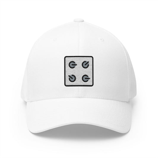Control Knobs Emoji White Cap – Premium by Capmoji