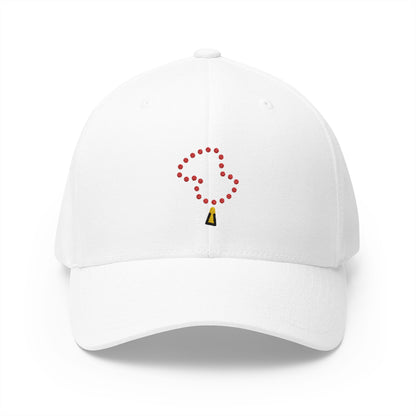 Prayer Beads Emoji White Cap – Premium by Capmoji