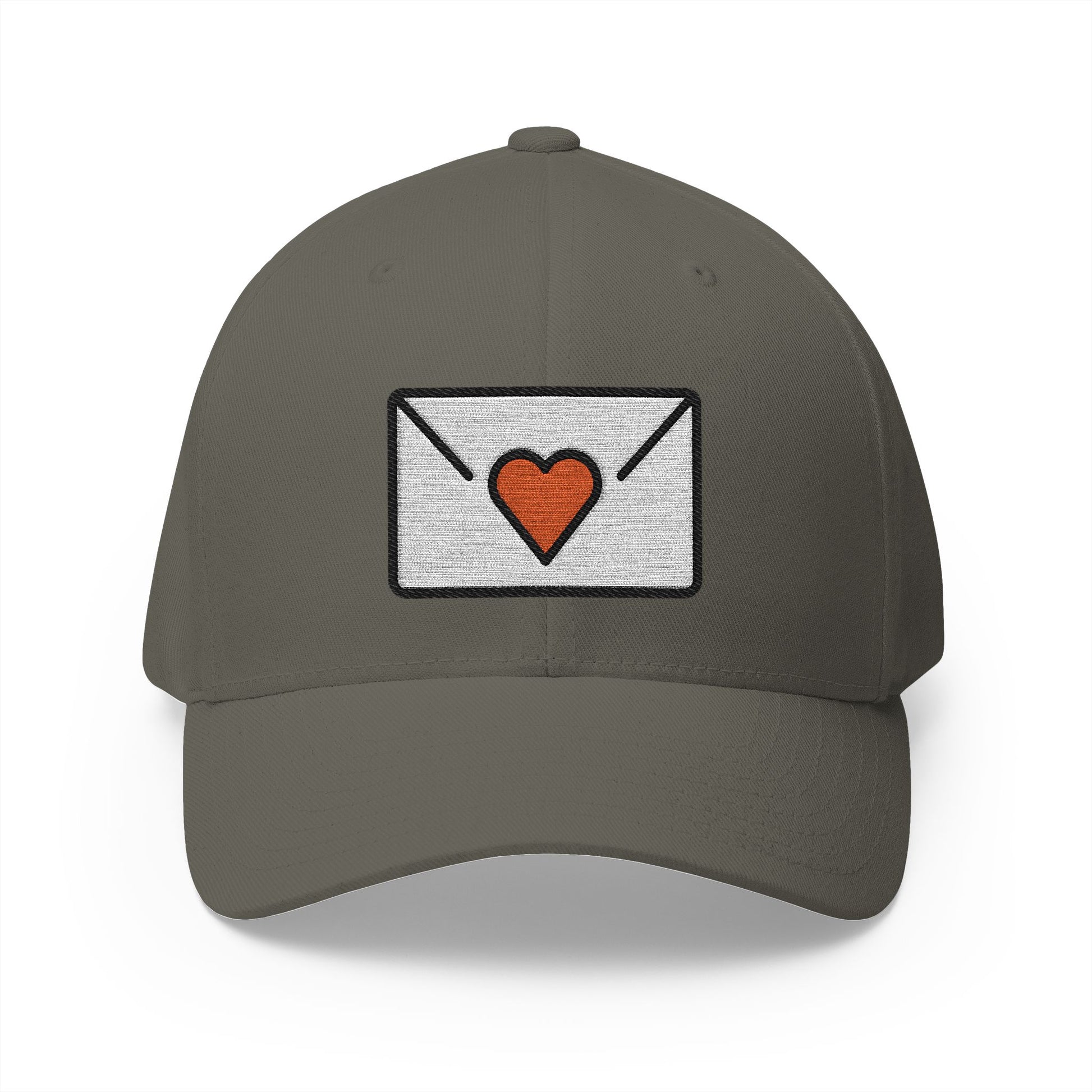 Love Letter Emoji Olive Cap – Premium by Capmoji