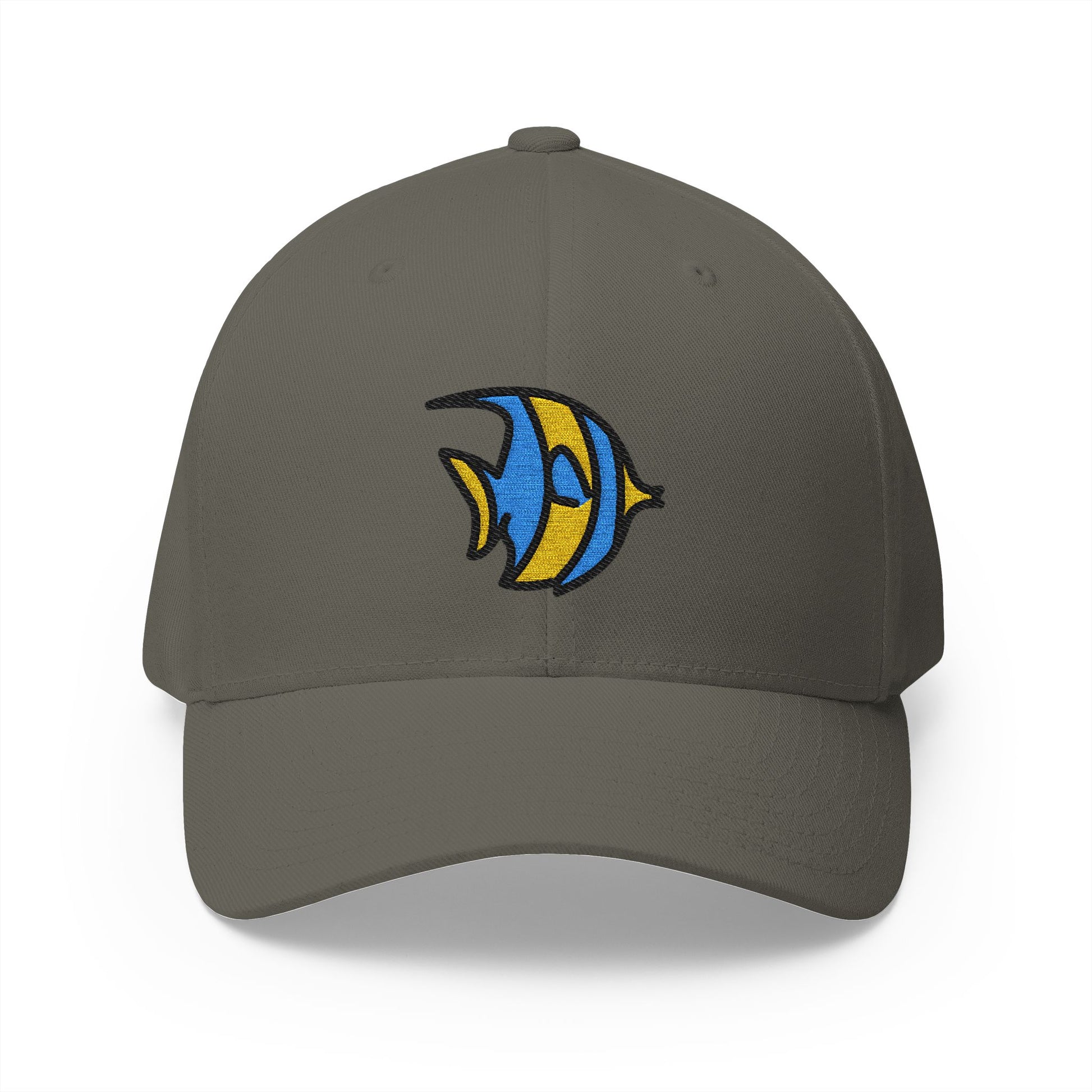 Tropical Fish Emoji Olive Cap – Premium by Capmoji