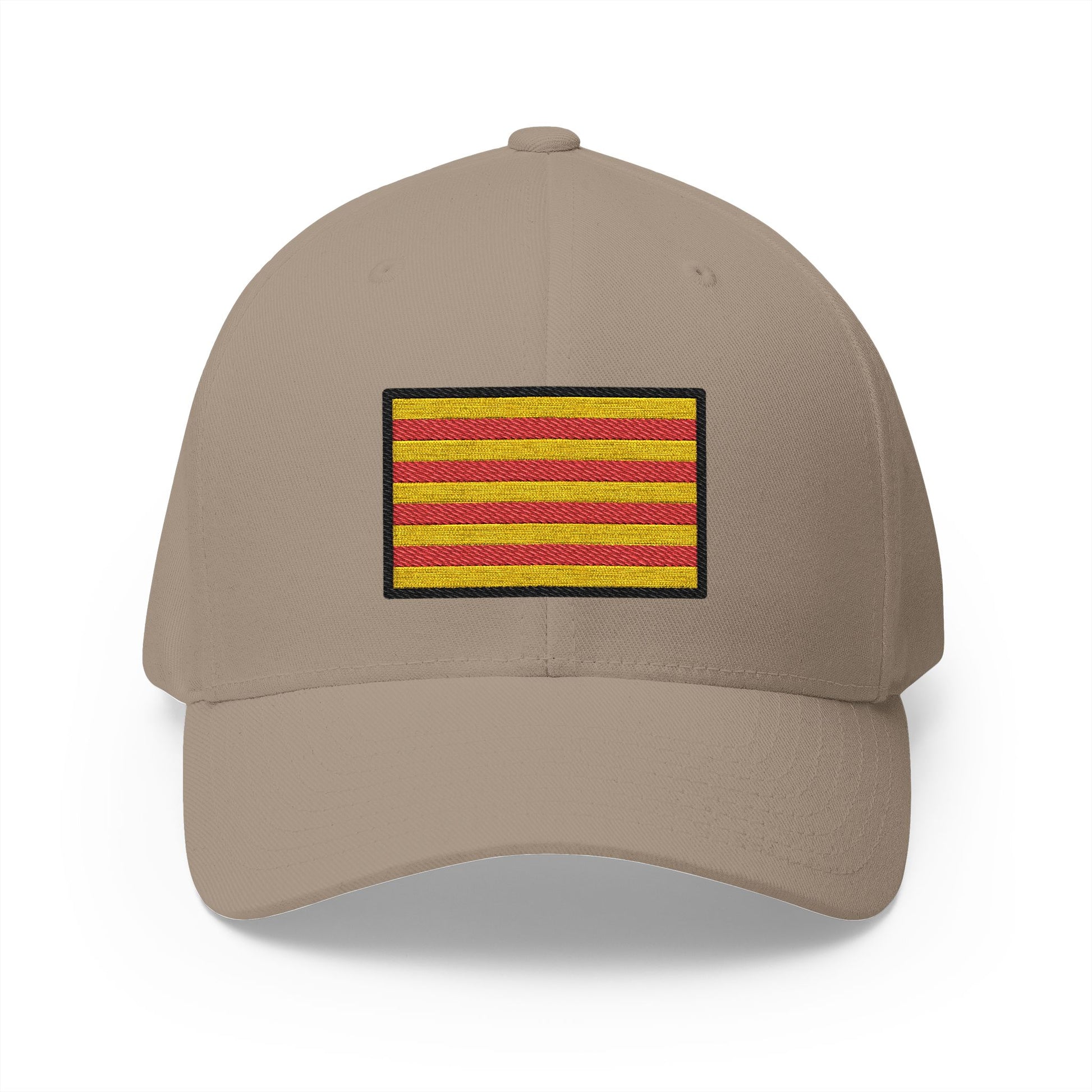 Catalonia Flag Emoji Khaki Cap – Premium by Capmoji