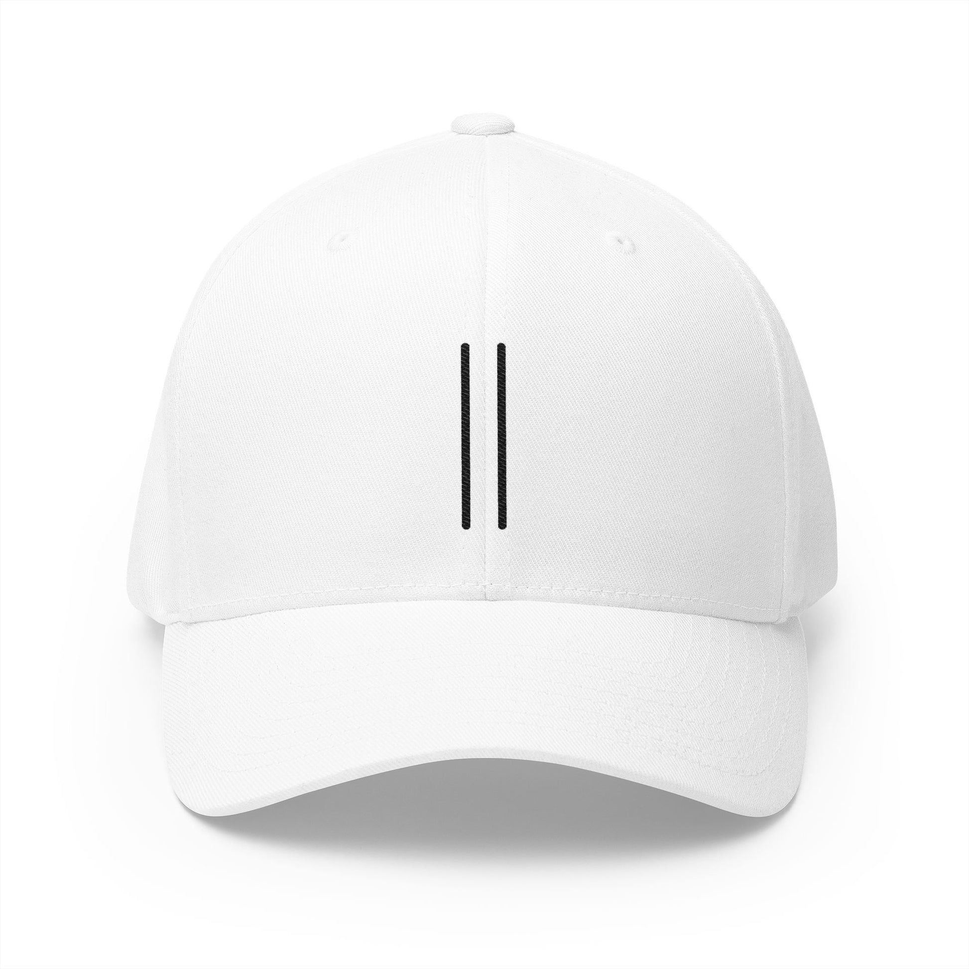 Pause Button Emoji White Cap – Premium by Capmoji