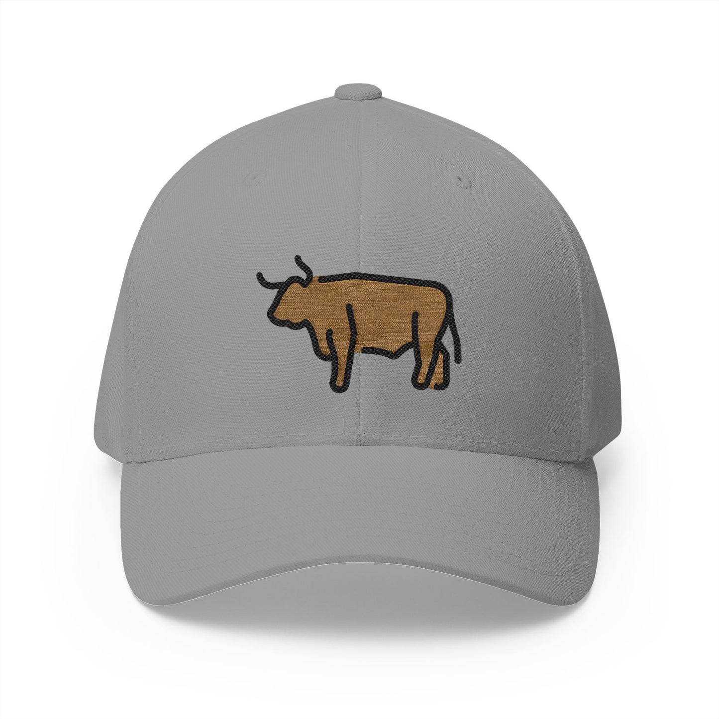 Ox Emoji Grey Cap – Premium by Capmoji