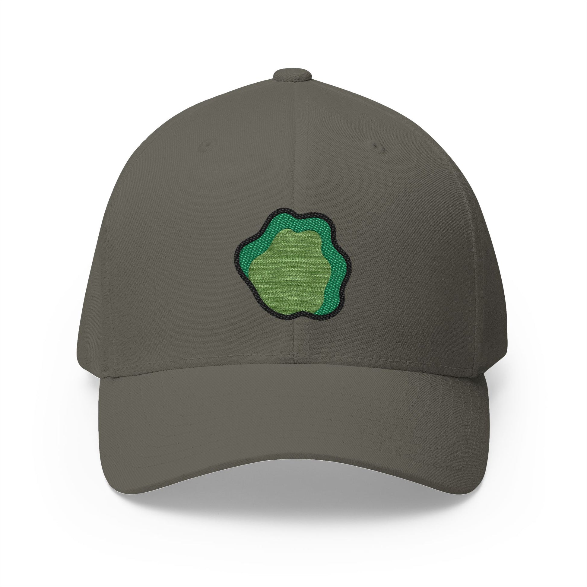 Leafy Green Emoji Olive Cap – Premium by Capmoji