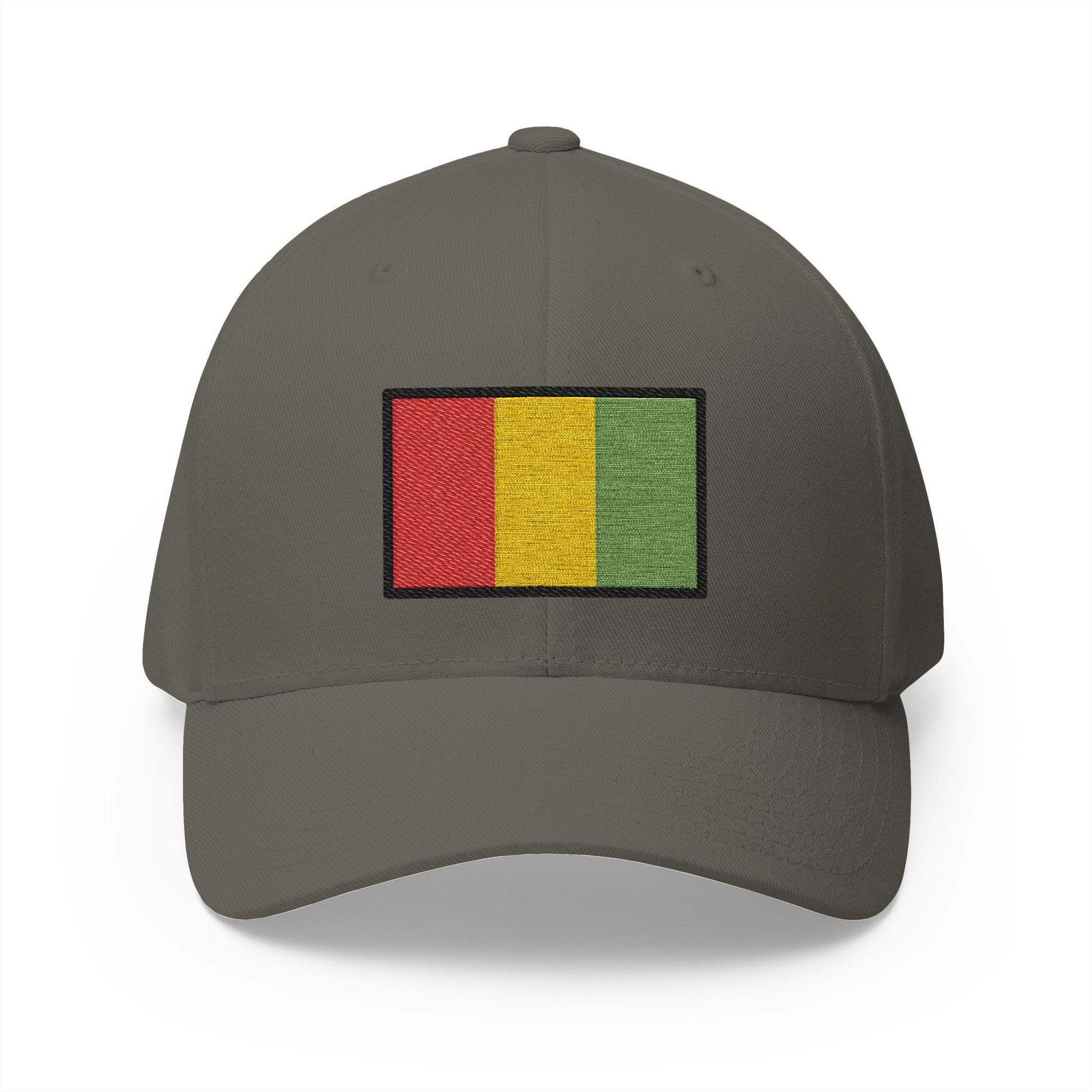 Flag: Guinea Emoji Olive Cap – Premium by Capmoji