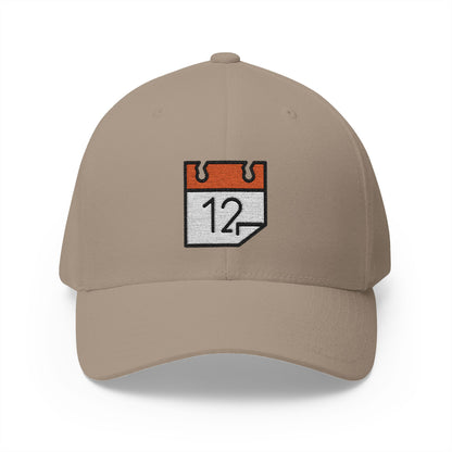 Tear-Off Calendar Emoji Khaki Cap – Premium by Capmoji