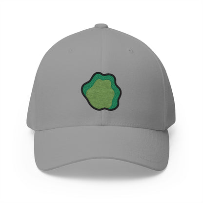 Leafy Green Emoji Grey Cap – Premium by Capmoji