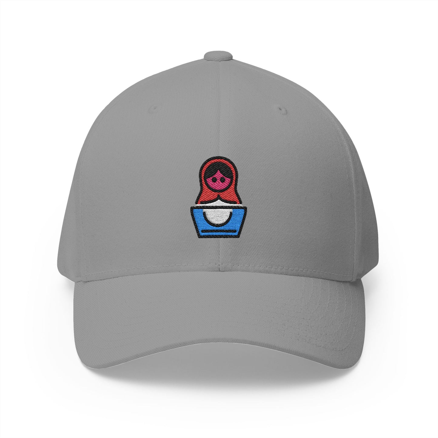 Nesting Dolls Emoji Grey Cap – Premium by Capmoji