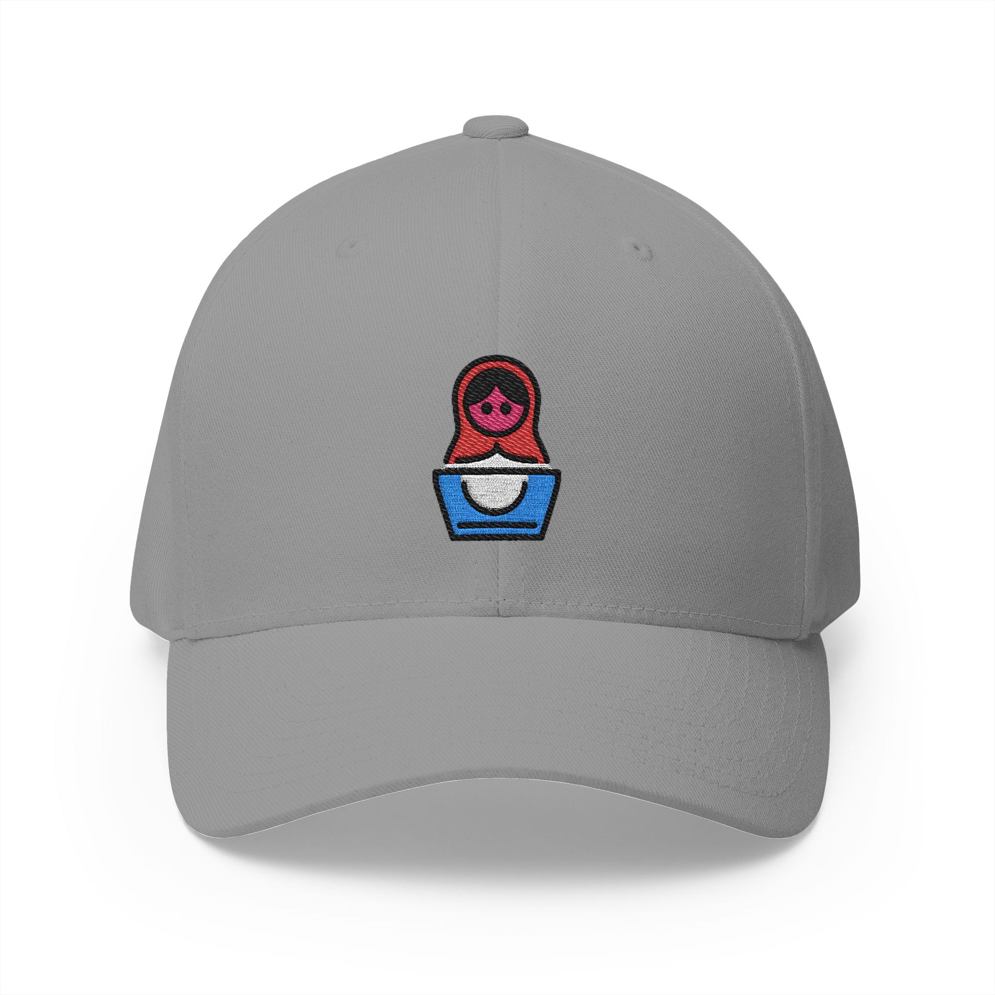 Nesting Dolls Emoji Grey Cap – Premium by Capmoji