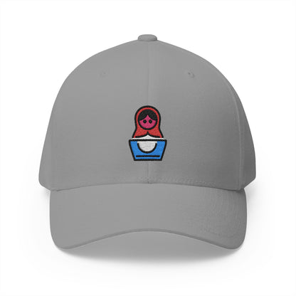 Nesting Dolls Emoji Grey Cap – Premium by Capmoji