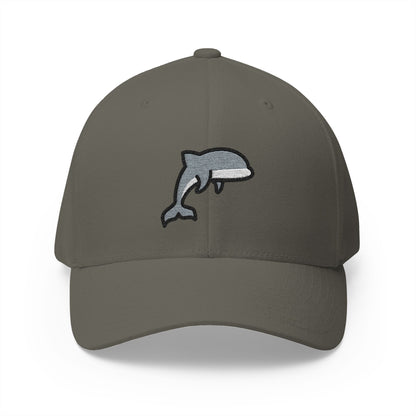 Porpoise Emoji Olive Cap – Premium by Capmoji