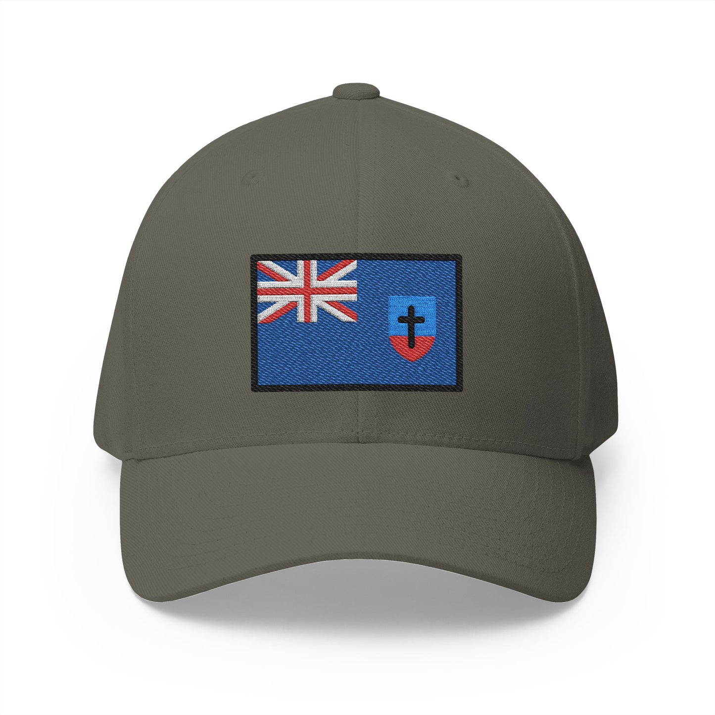 Flag: Montserrat Emoji Olive Cap – Premium by Capmoji