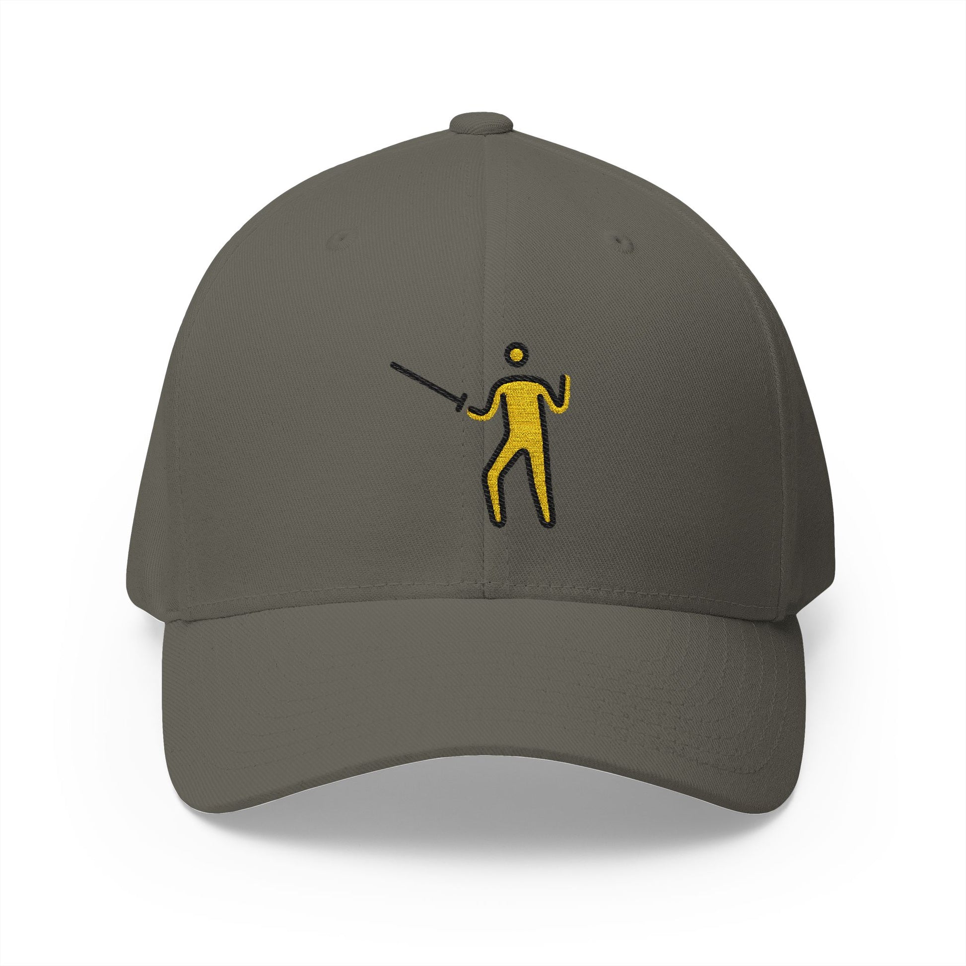 Person Fencing Emoji Olive Cap – Premium by Capmoji