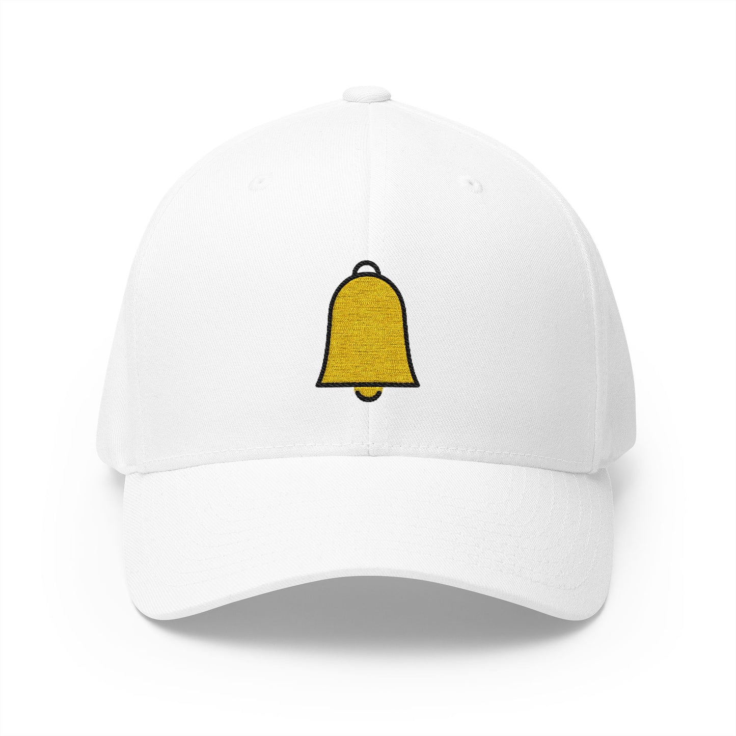 Bell Emoji White Cap – Premium by Capmoji