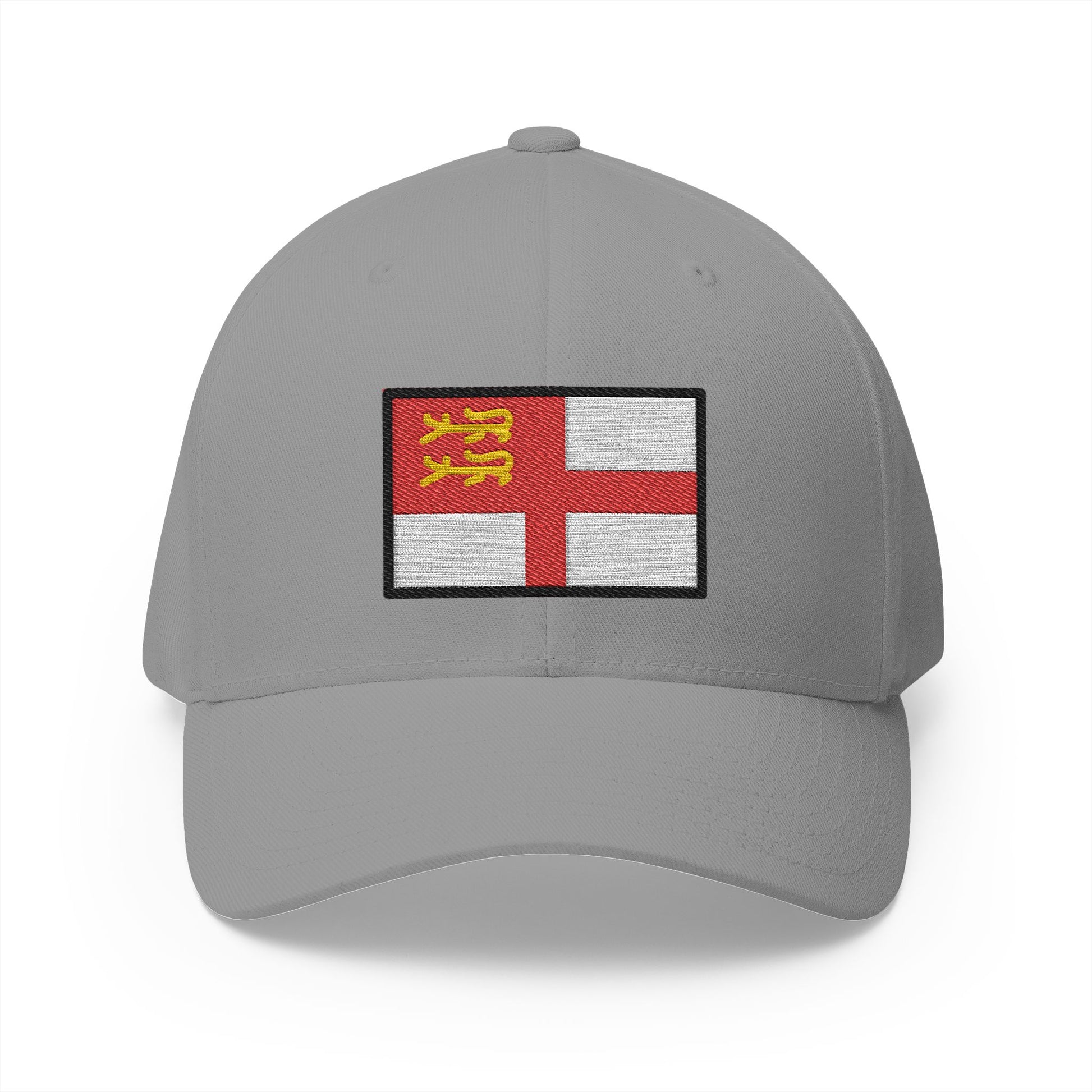 Flag: Sark Emoji Grey Cap – Premium by Capmoji