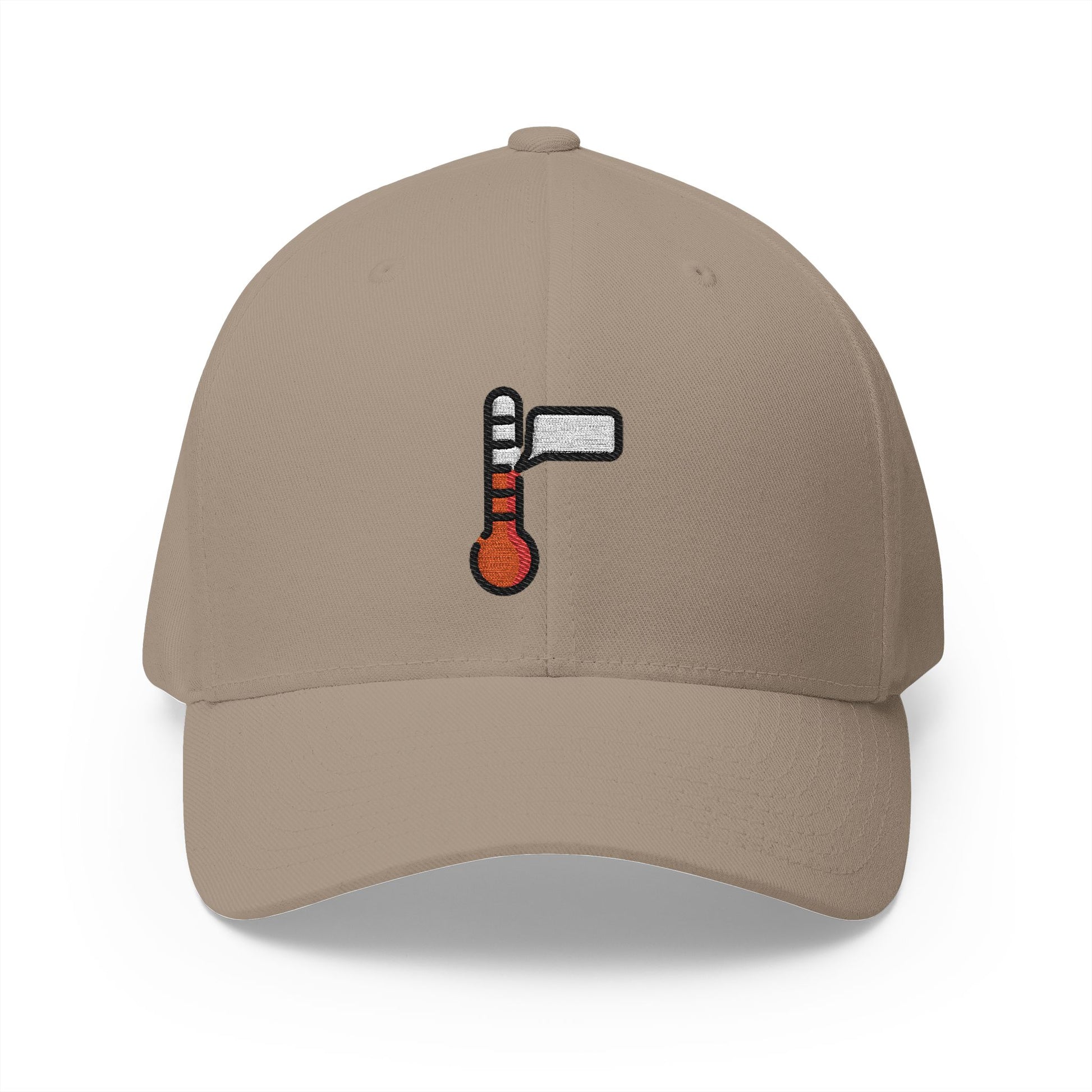 Temperature Taking Emoji Khaki Cap – Premium by Capmoji
