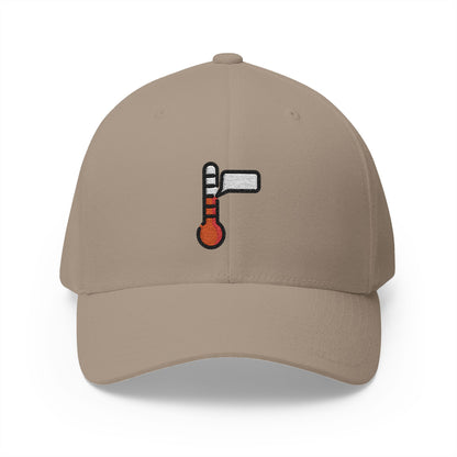 Temperature Taking Emoji Khaki Cap – Premium by Capmoji