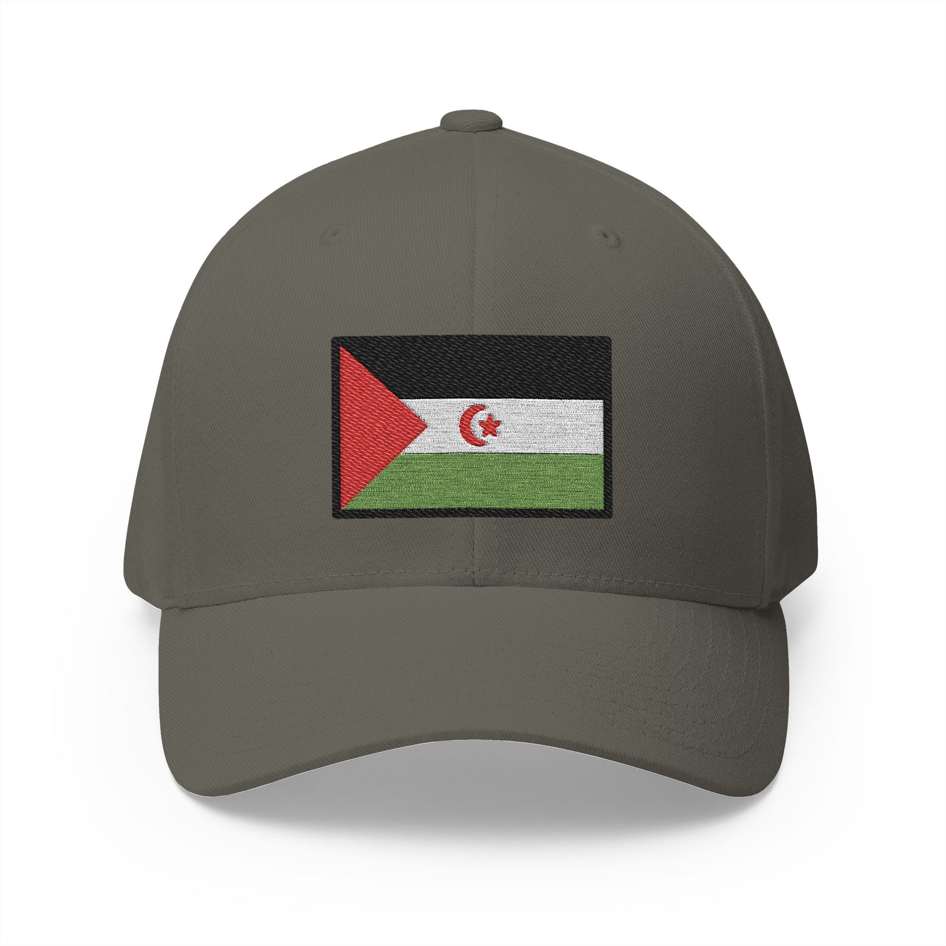 Flag: Western Sahara Emoji Olive Cap – Premium by Capmoji