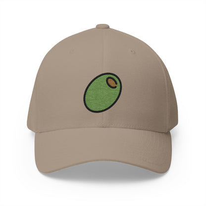 Olive Emoji Khaki Cap – Premium by Capmoji