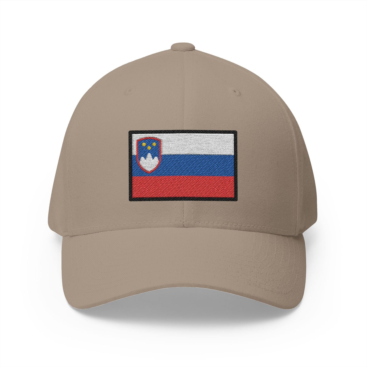 Flag: Slovenia Emoji Khaki Cap – Premium by Capmoji