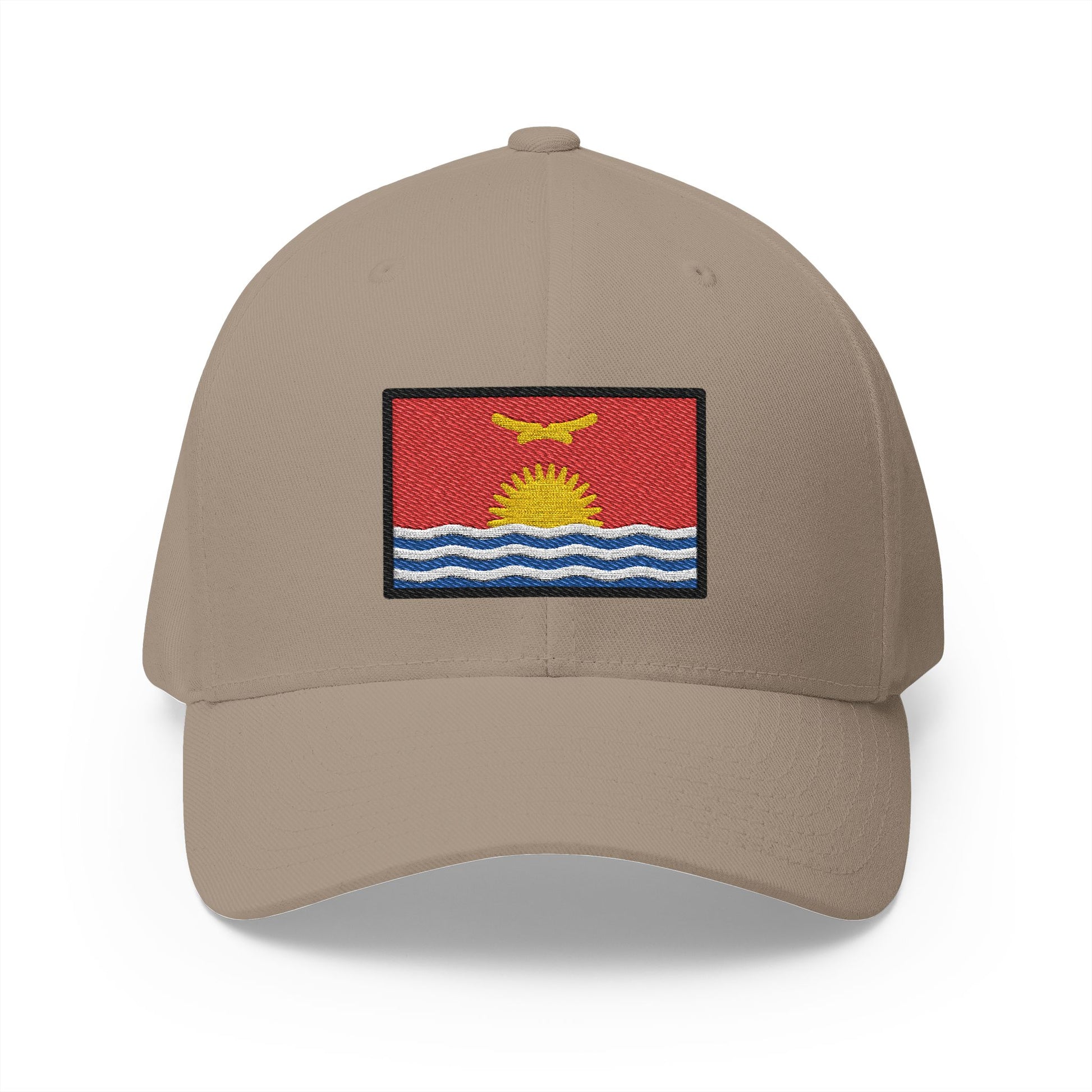 Flag: Kiribati Emoji Khaki Cap – Premium by Capmoji