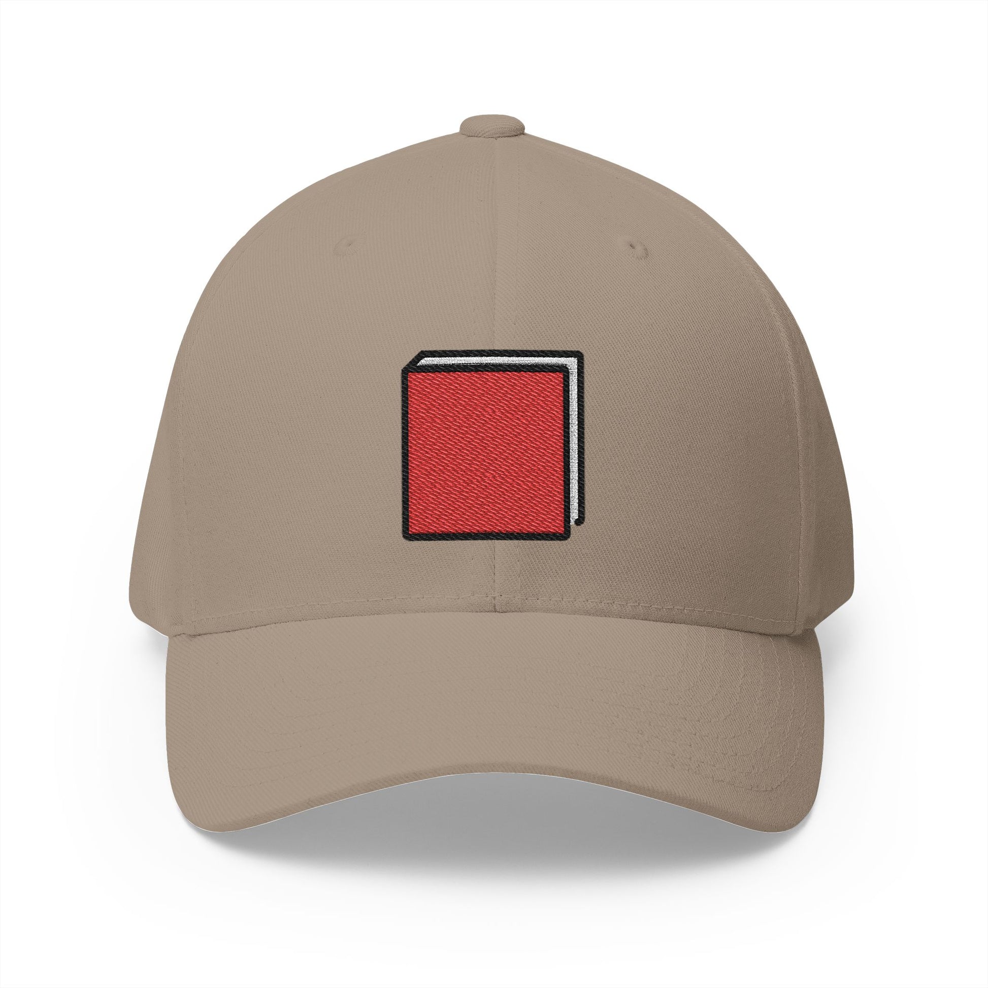 Closed Book Emoji Khaki Cap – Premium by Capmoji
