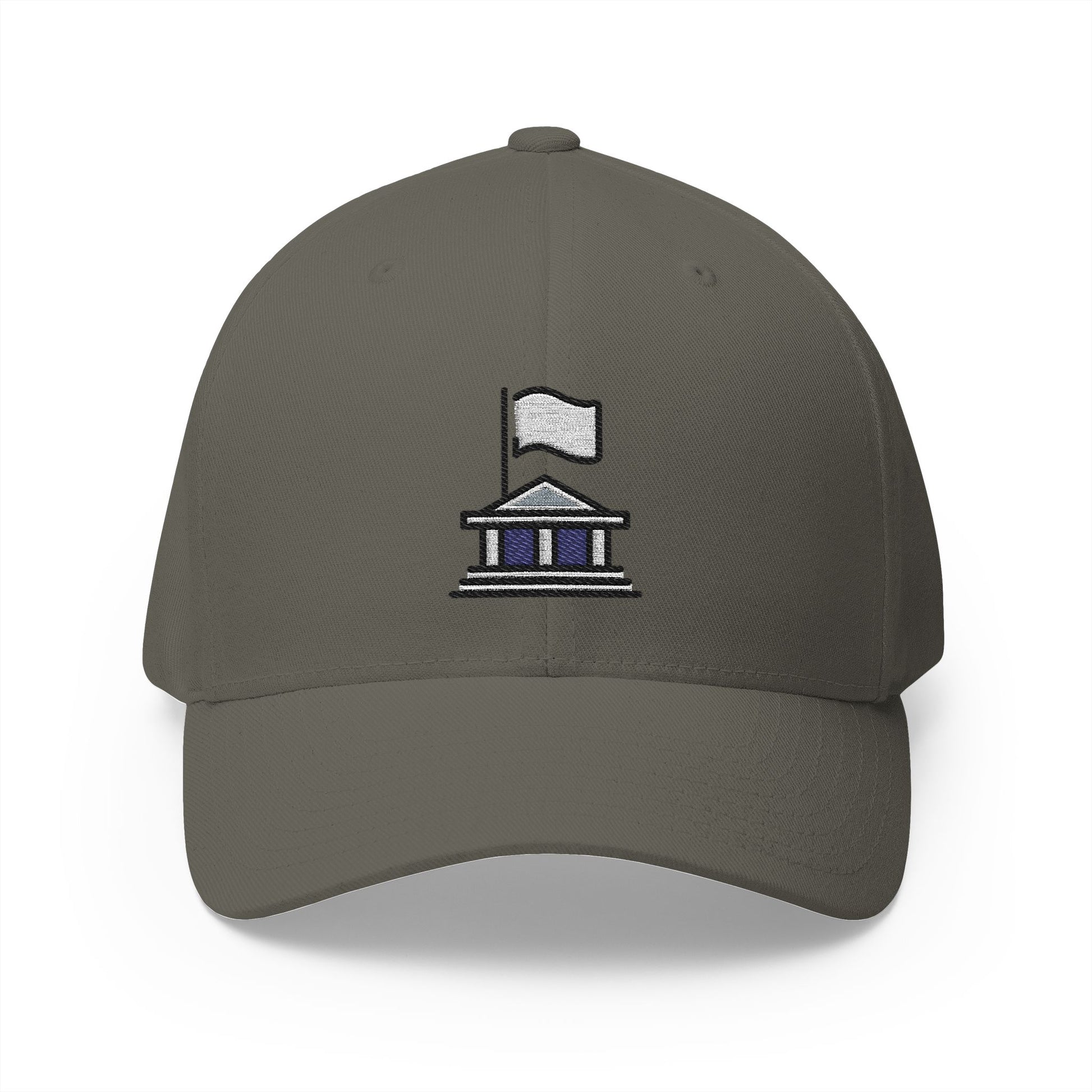 Authority Building Emoji Olive Cap – Premium by Capmoji
