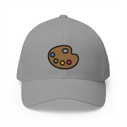 Artist Palette Emoji Grey Cap – Premium by Capmoji