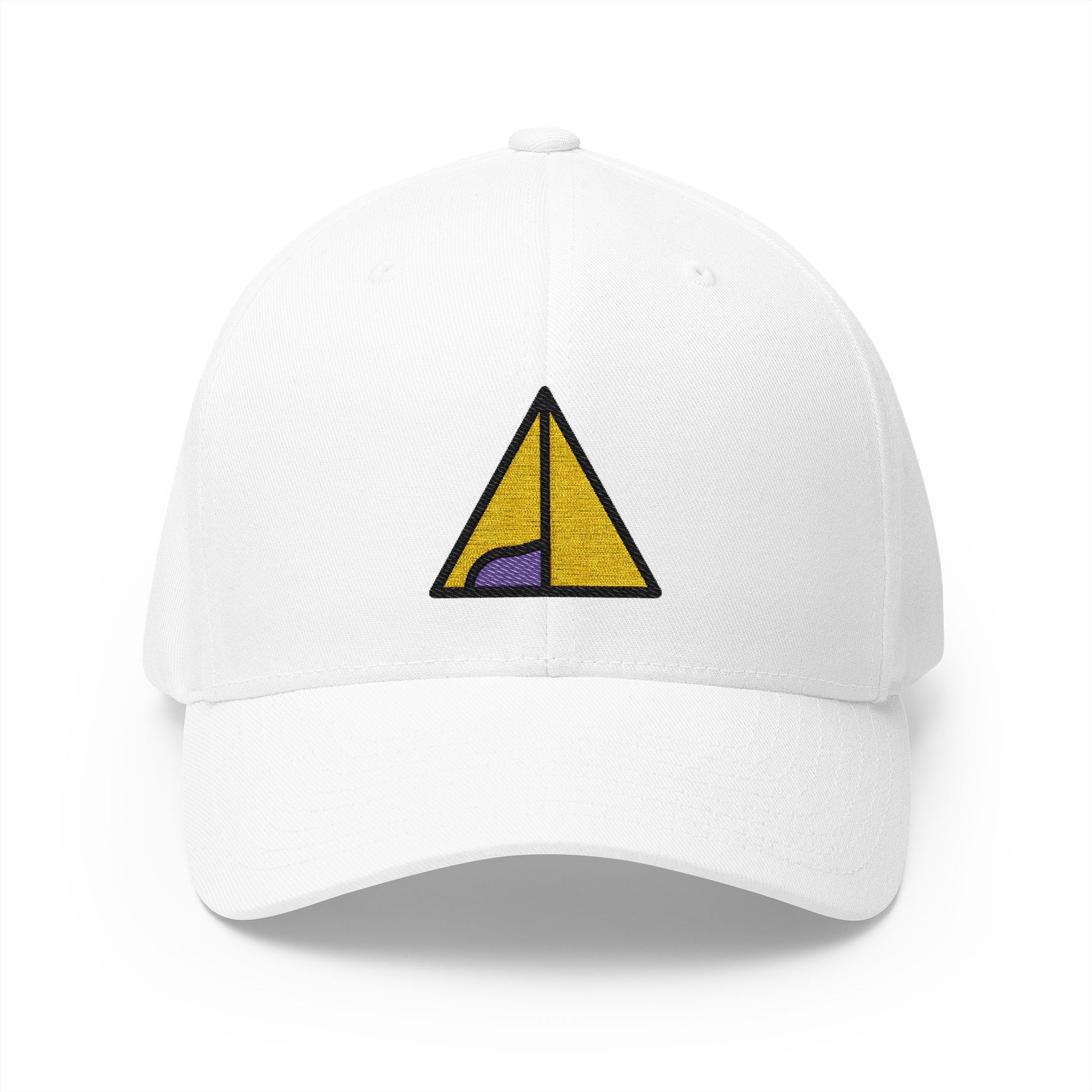 Tent Emoji White Cap – Premium by Capmoji