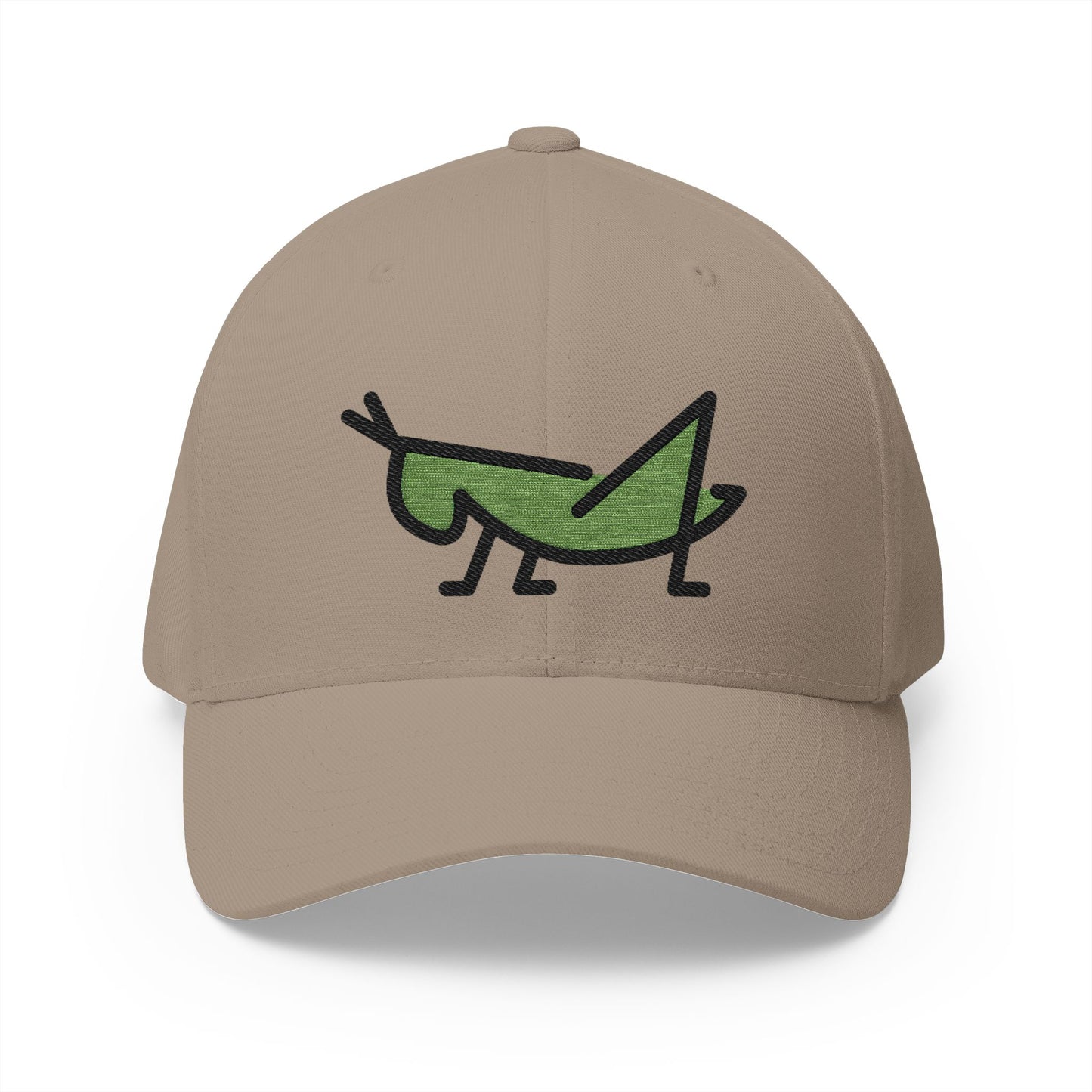 Cricket Emoji Khaki Cap – Premium by Capmoji