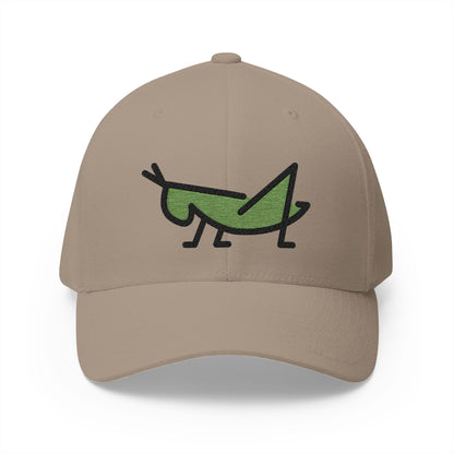 Cricket Emoji Khaki Cap – Premium by Capmoji