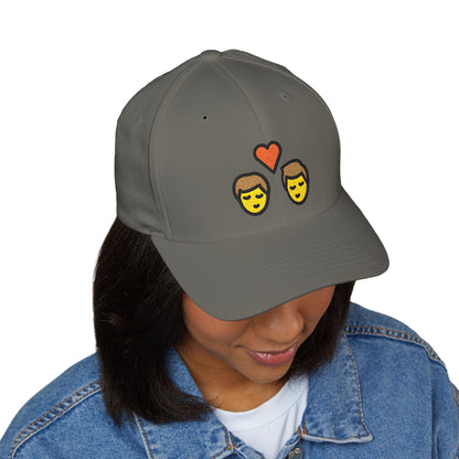 Kiss: Man, Man Emoji Cap – Premium by Capmoji
