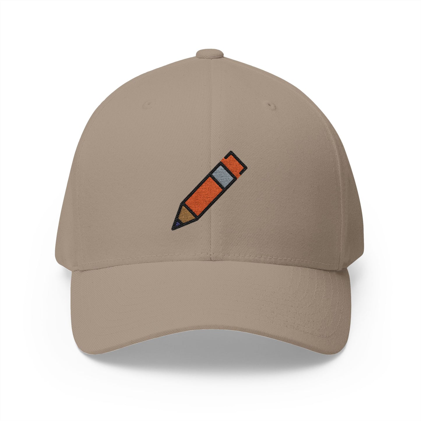 Pencil Emoji Khaki Cap – Premium by Capmoji