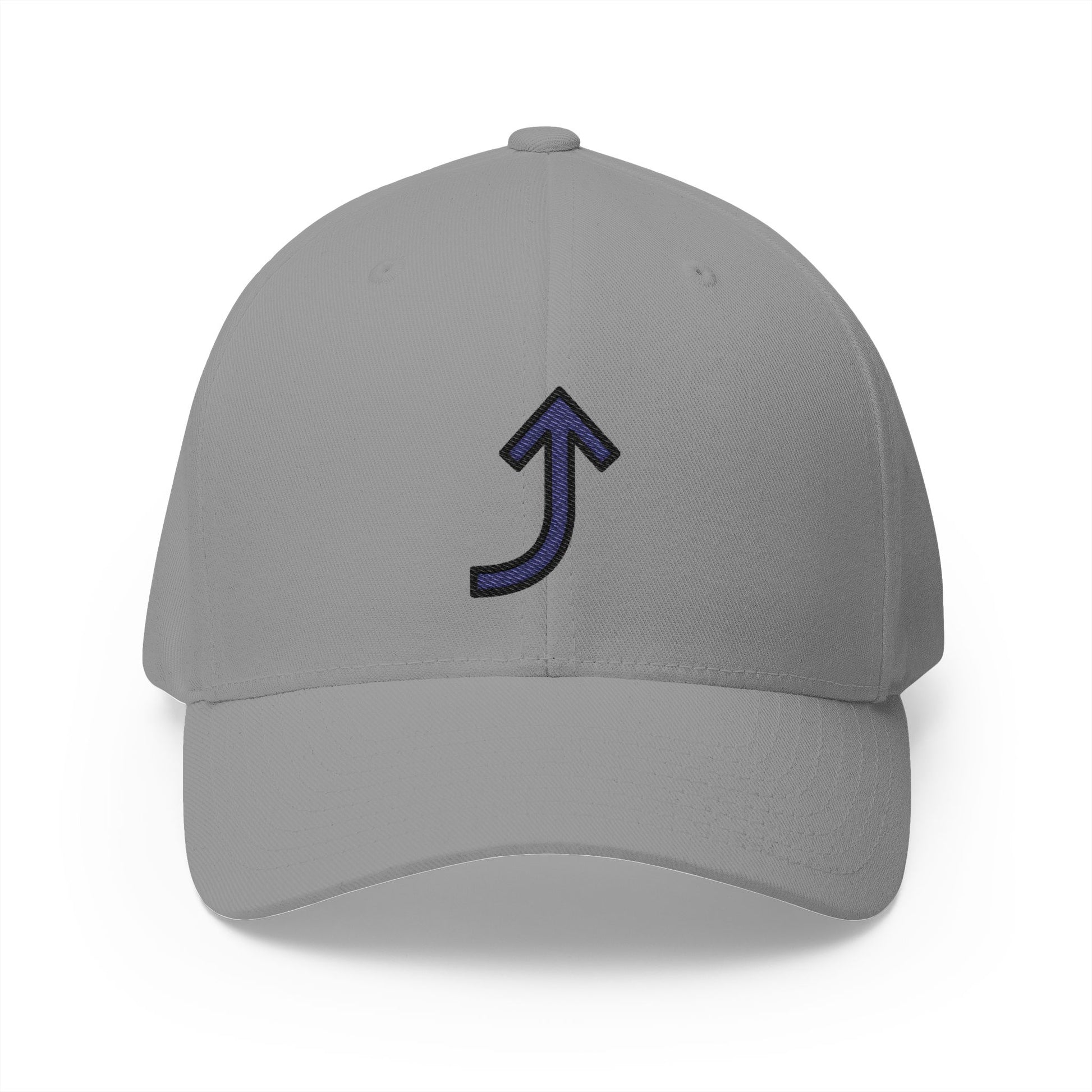 Right Arrow Curving Up Emoji Grey Cap – Premium by Capmoji