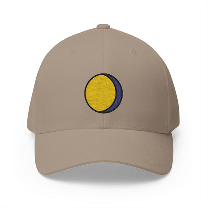 Waning Gibbous Moon Emoji Khaki Cap – Premium by Capmoji