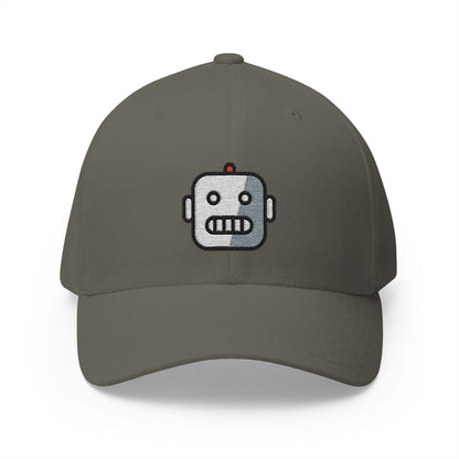 Robot Emoji Olive Cap – Premium by Capmoji