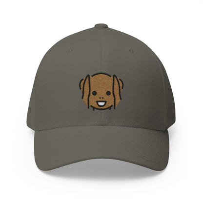 Hear-No-Evil Monkey Emoji Olive Cap – Premium by Capmoji