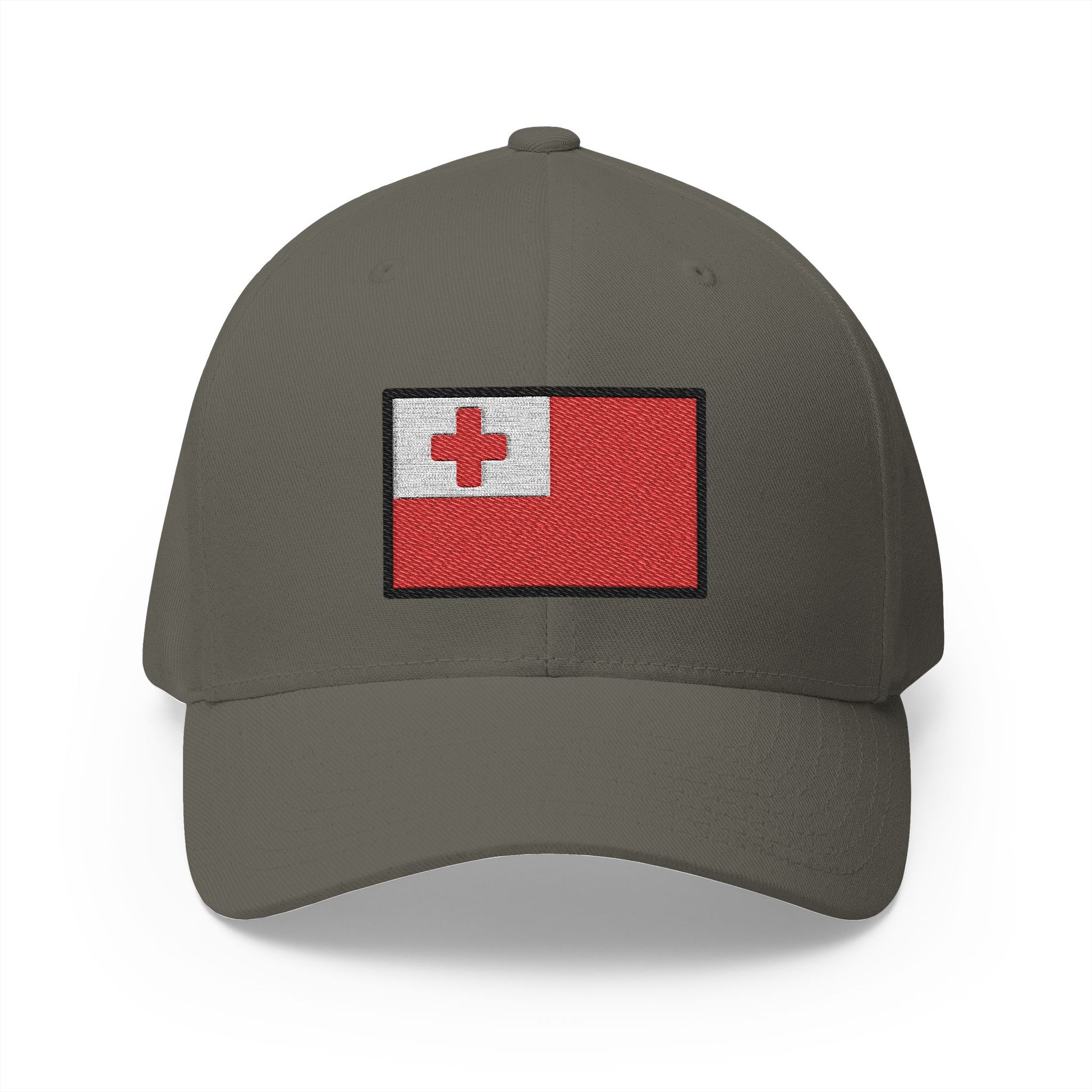 Flag: Tonga Emoji Olive Cap – Premium by Capmoji