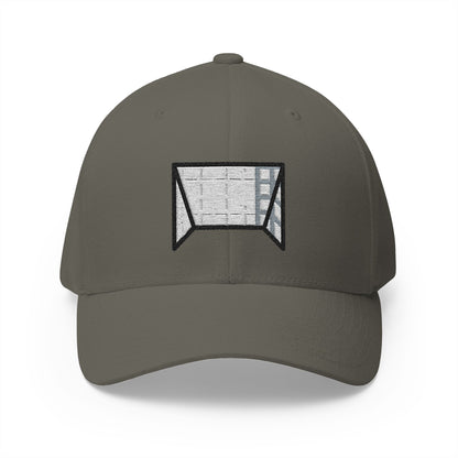 Goal Net Emoji Olive Cap – Premium by Capmoji