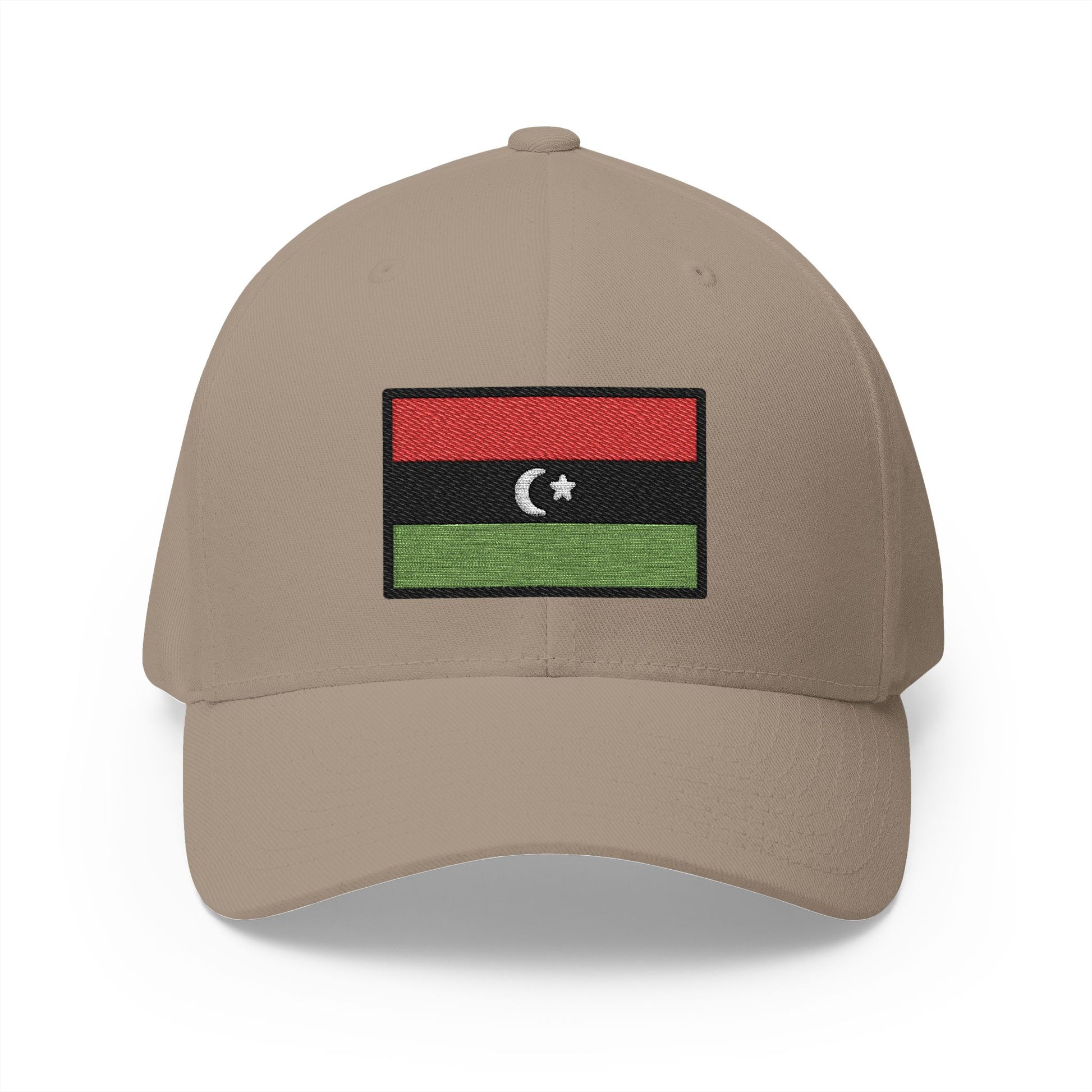 Flag: Libya Emoji Khaki Cap – Premium by Capmoji