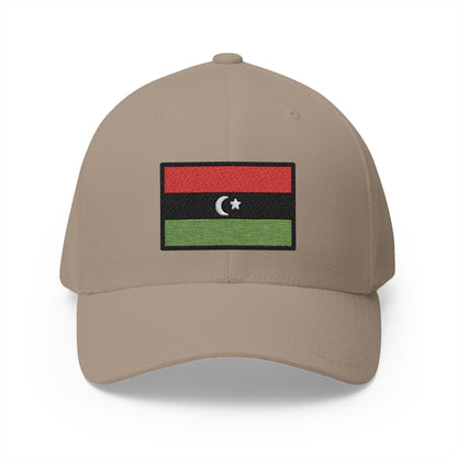 Flag: Libya Emoji Khaki Cap – Premium by Capmoji