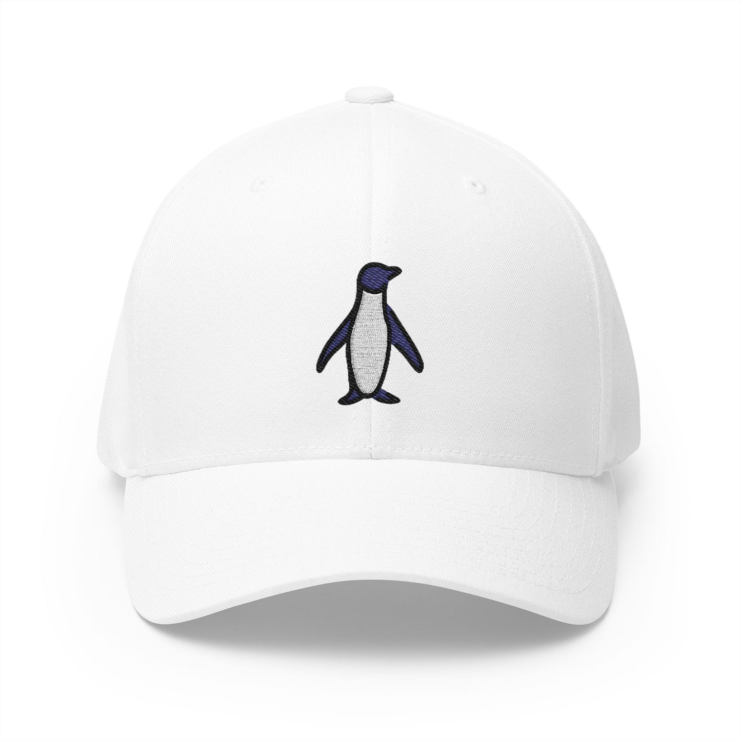 Penguin Emoji White Cap – Premium by Capmoji