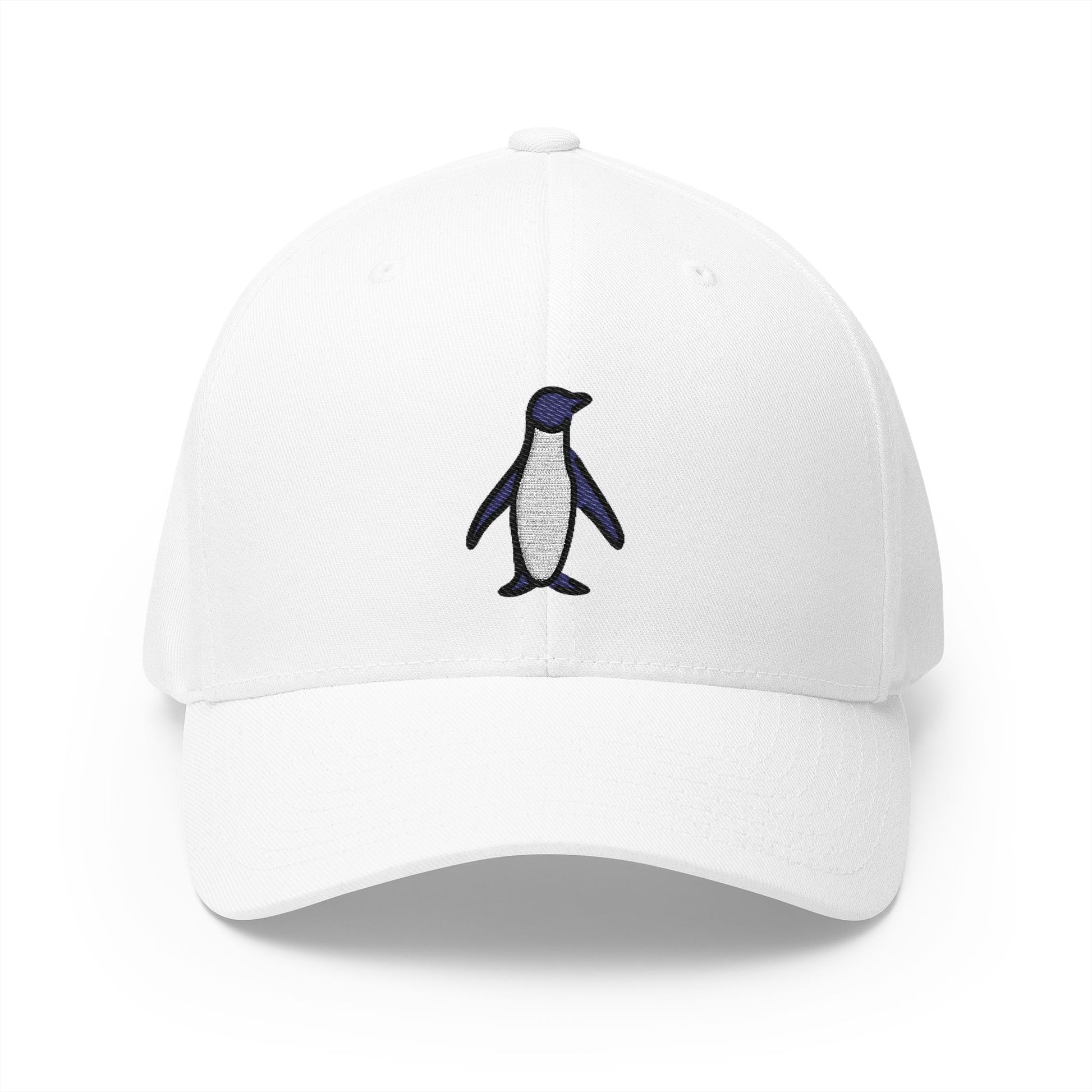 Penguin Emoji White Cap – Premium by Capmoji