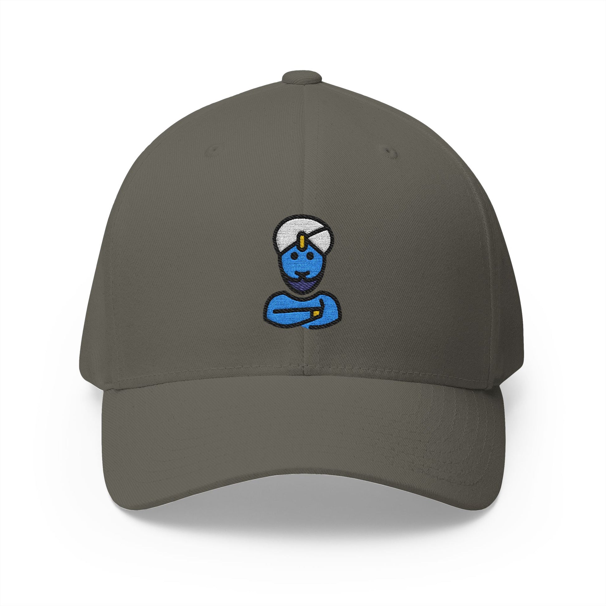 Man Genie Emoji Olive Cap – Premium by Capmoji