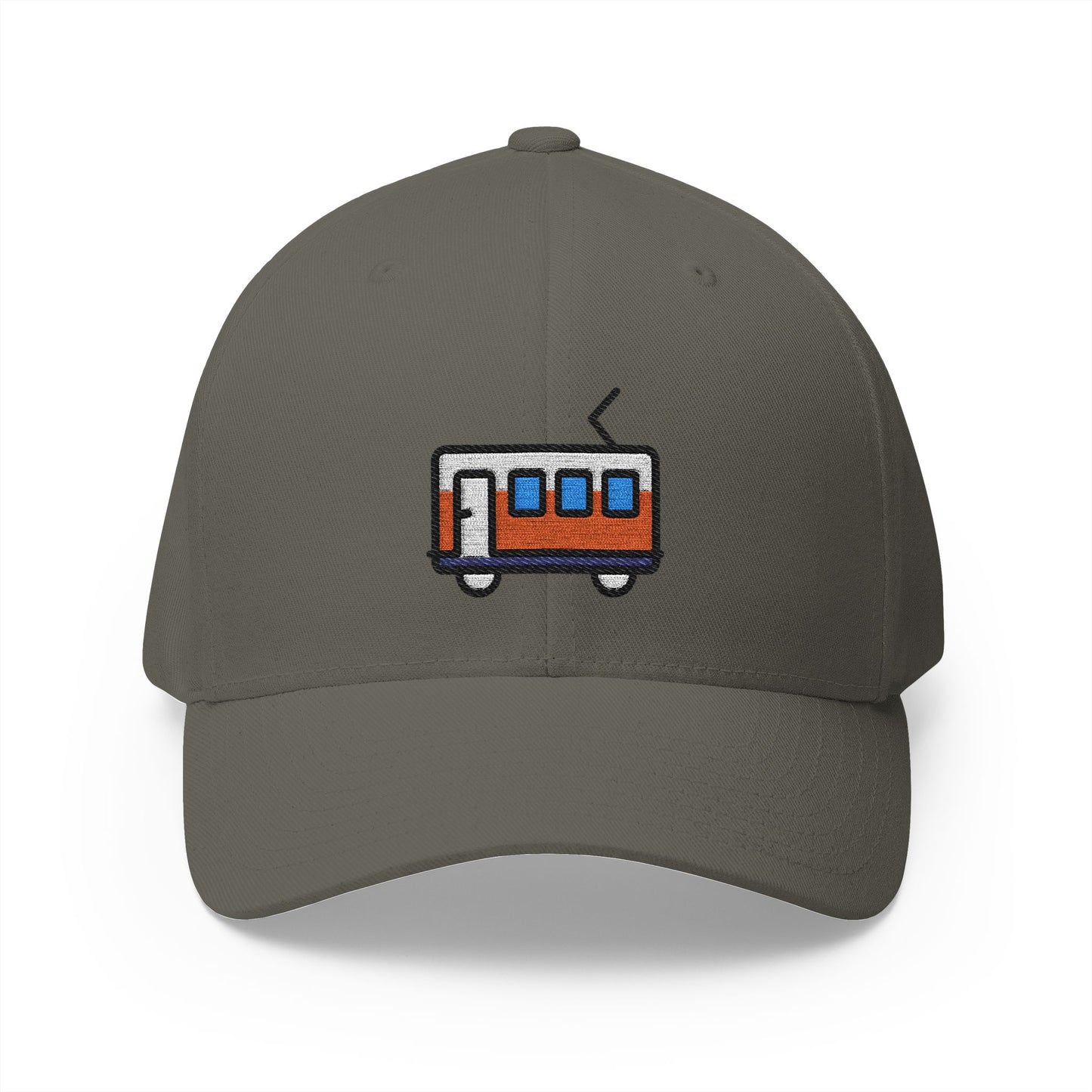 Railway Car Emoji Olive Cap – Premium by Capmoji
