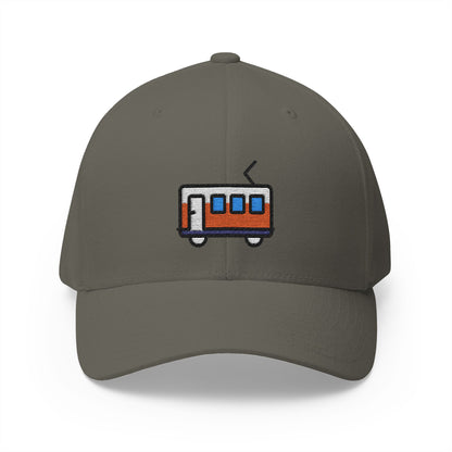 Railway Car Emoji Olive Cap – Premium by Capmoji